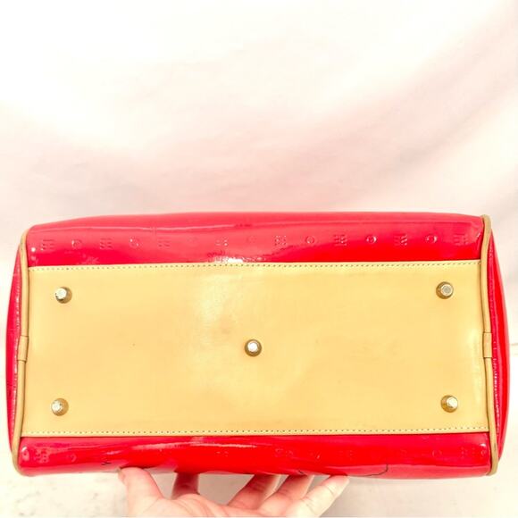 Red Arcadia Custom Pop Art Hand Painted Handbag Satchel Purse - Picture 6 of 8